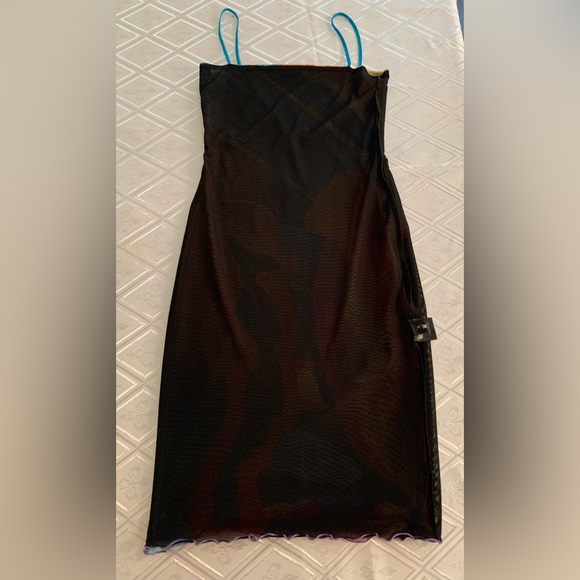 Expired Girl Colorful Abstract Women's Dress - Picture 3 of 5